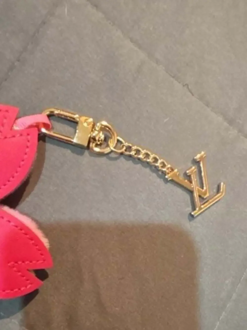 Louis Vuitton x Murakami Cherry Blossom Pink Flower Plush Bag Charm Keychain